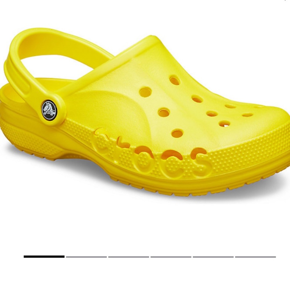 CROCS Baya Clog Yellow 6 Rare NEW!! Cute/Summer